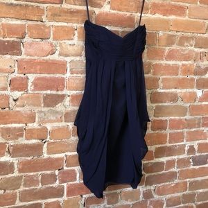 Ted Baker blue cocktail dress 100% silk